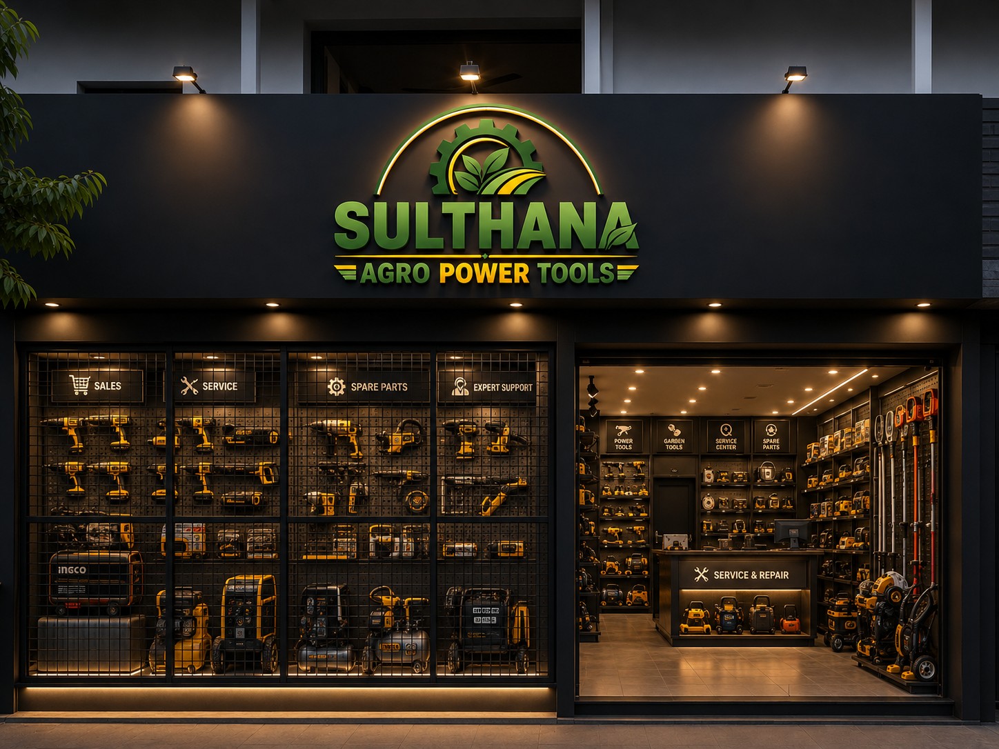 Sulthana Agro Power Tools head office storefront